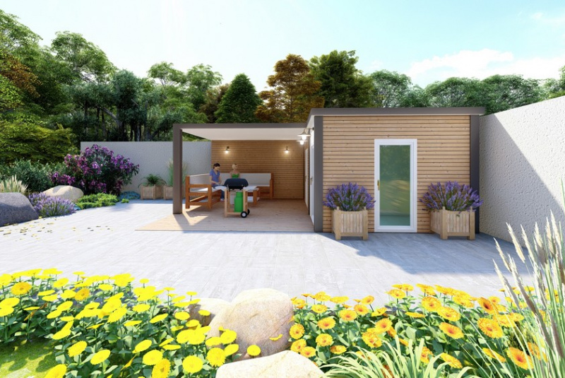 Angela 6 x 3,4 + x 4x4 terasa Angela 6 x 3,4 + x 4x4 terasa