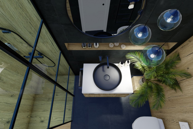 3D vizualizácia kúpeľne v Trnave