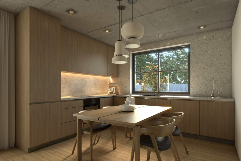 3D vizualizácia novostavby rodinného domu v Trnave 